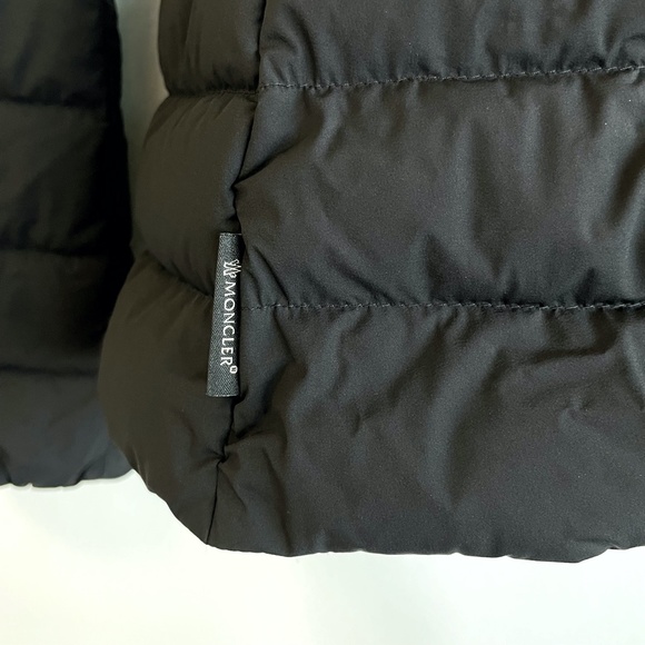Size 0 Moncler Guillemot Giubbotto Down Black Puffy Winter Jacket - Picture 13 of 13